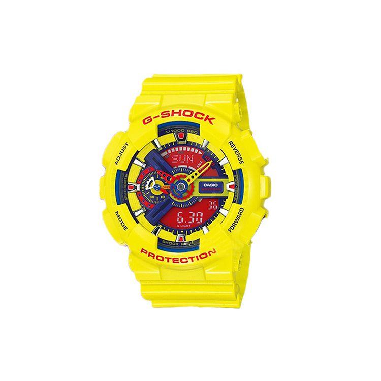

Casio G-Shock GA-110A-9A Quartz Watch Men watches yellow black GA-110A-9A Yellow Strap