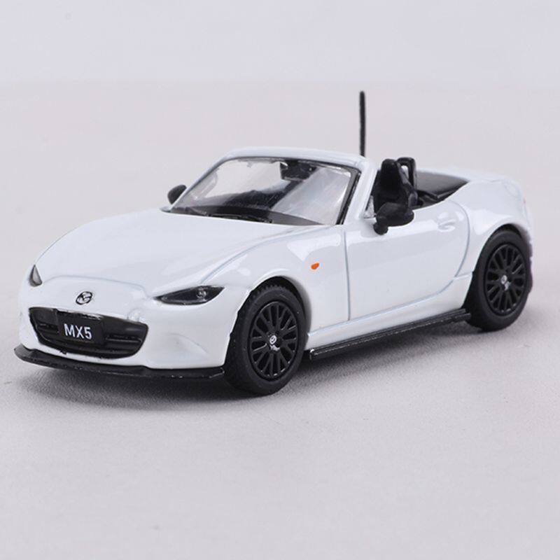 GCD×Enchery 1:64 Mazda MX-5 MX5 Roadster Alloy Car Diecasts & Toy Vehicles Car Model Miniature Scale Model Car For Children белый