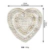 Apricot Sequins Decorative Heart-Shaped Water Drop-Shaped Cloth Patch Clothing Dress Shirt Top Accessories Cloth Patch Accessories