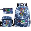 Rhythm box cartoon animation primary school schoolbag sprunki fourth grade lightweight burden reduction large capacity backpack bag