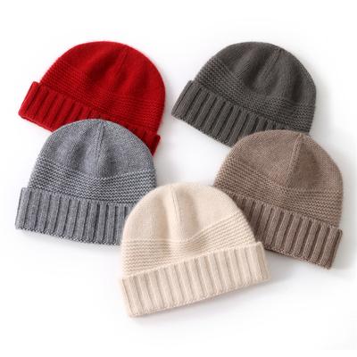 Cashmere Autumn and Winter New Style Unisex Fashionable Versatile Simple Warm Ear Protection Cold Proof Knitted Hat