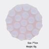 19-Bead Double-Sided Silicone Phone Suction Cup with Adhesive