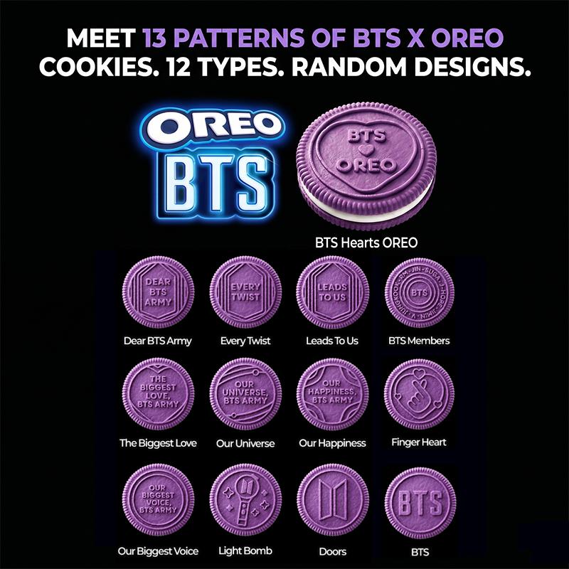 OREO BTS Hotteok Flavor Cookie 100g, 300g, 1kg (7 Options)