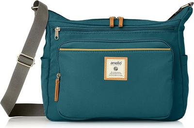 Shoulder Bag A4 Multiple Storage CINNAMON GTM0334Z Turquoise Blue [Anello Grande]