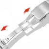 For Casio GST-B100 26x 14mm Concave Interface Fine Steel Double Press Buckle Watch Strap Men 210D/100D/S110d/330/W300 Watchband