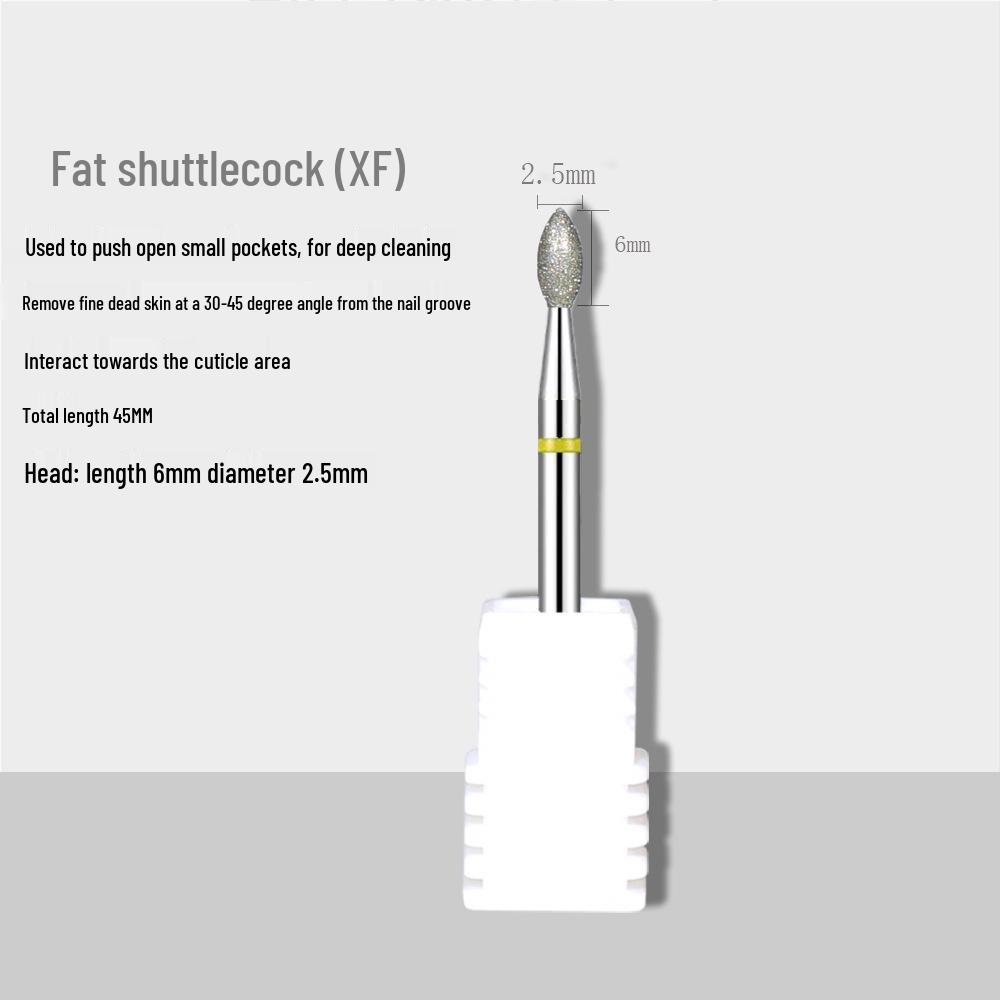 Diamond Nail Head Set for Cuticle & Nail Pre-Treatment and Removal