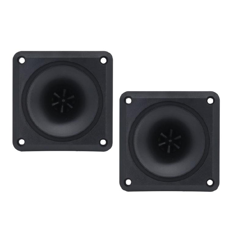 

Exceptional Sound 3.5In Square Magnetic Tweeters Clear Highs Square Horn Tweeter Speaker Durability ABS Construction 1