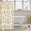 Puppy Dog Shower Curtain For Kids Boys Girls Cute Bath Curtain Cute Yellow Dog Shower Curtain Cartoon Animal Pattern Farmhouse