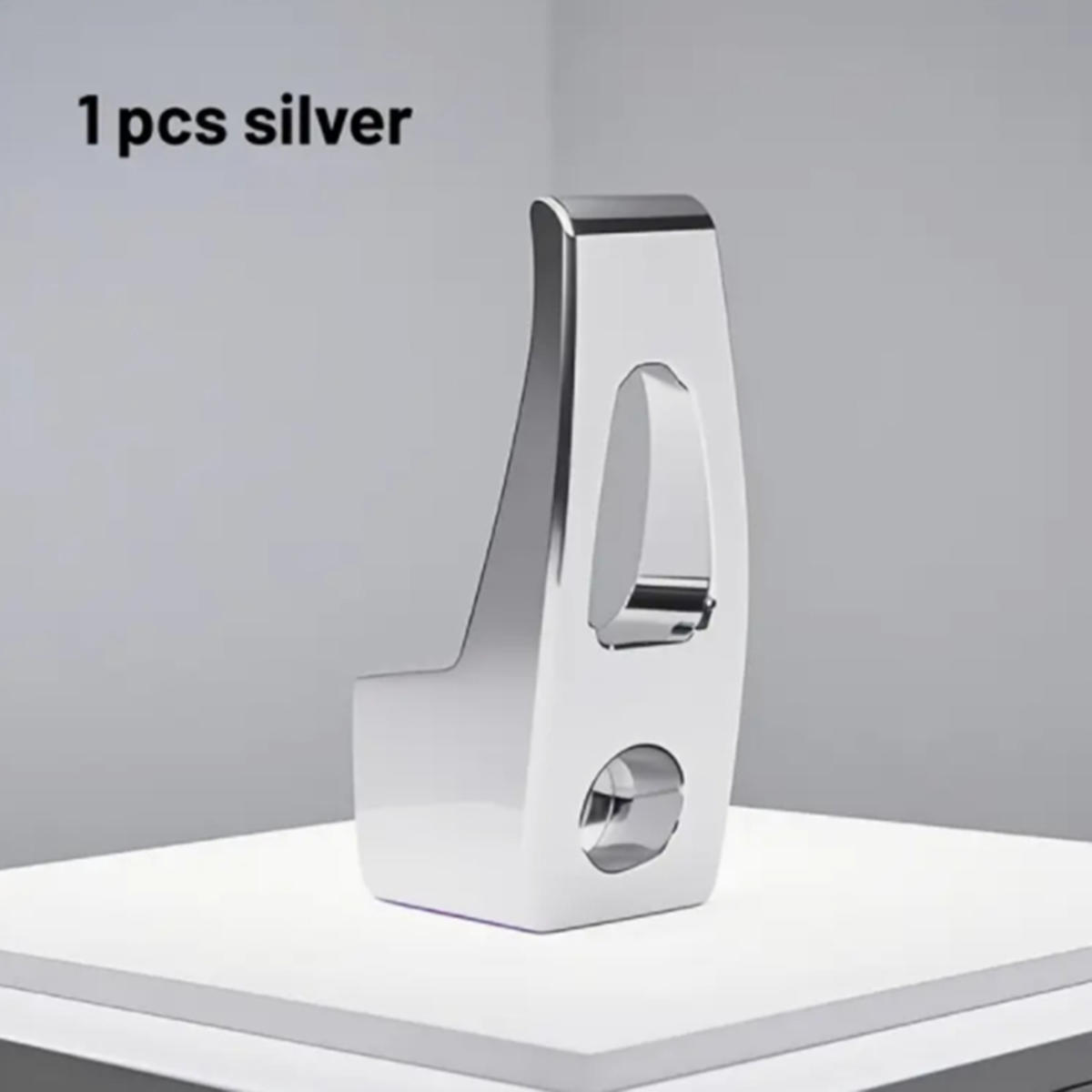 

Мотоциклетный крючок Электрический мотоцикл Модифицированная вешалка Алюминий с ЧПУ Грузоподъемный Крючок для шлема и багажа Аксессуары one size серебряный