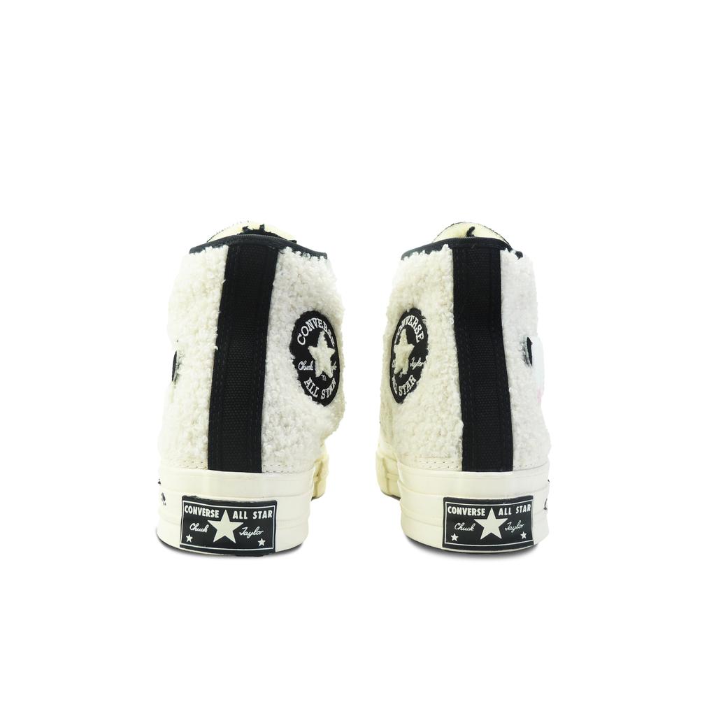 Converse 1970s Sky Bear Slip Resistant High top Canvas Shoes Unisex White Black 172006C(Team128-)