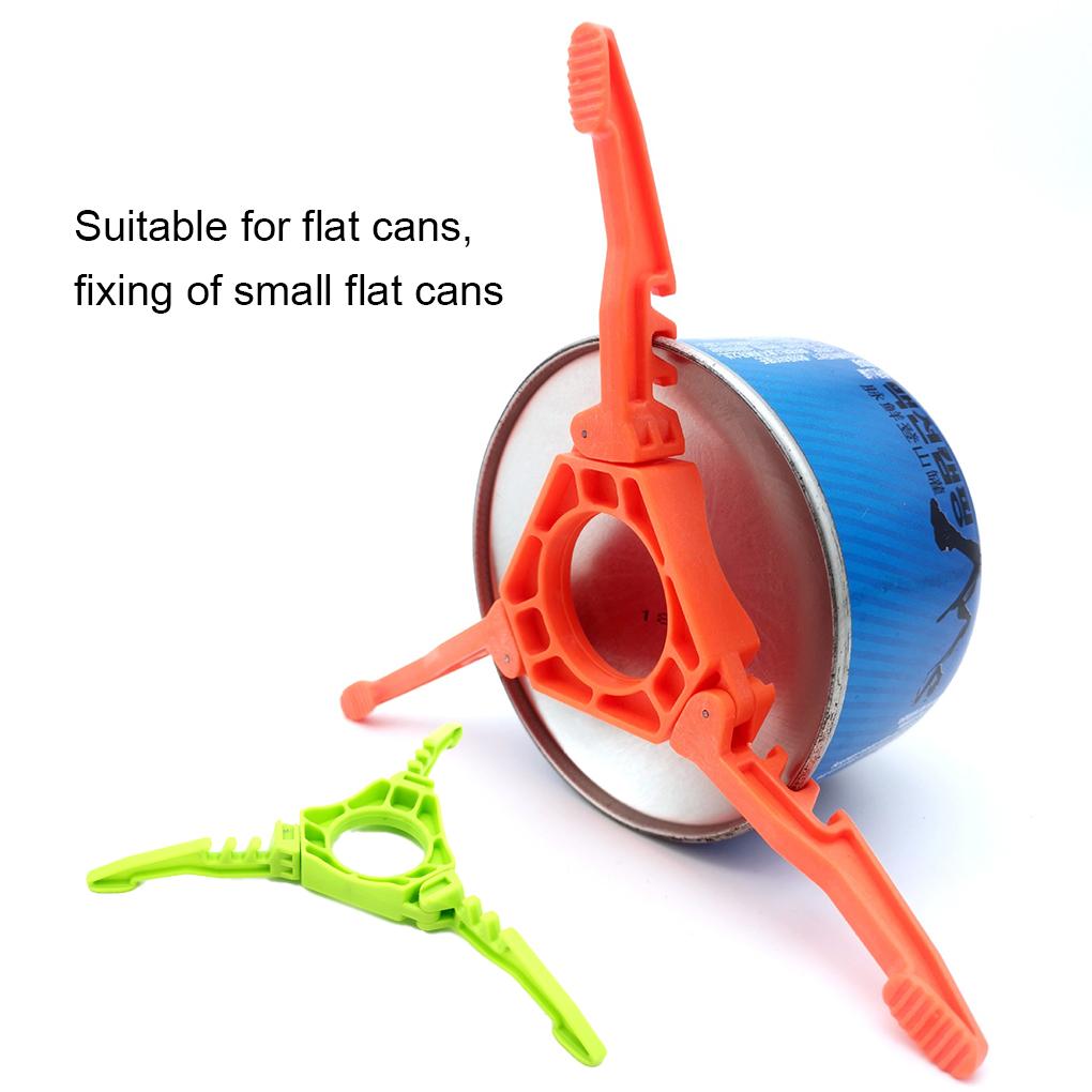 Cylinder Stand Portable Plastic Foldable Cylinders Holder Antislip Bracket Climbing Backpacking Tripod Outdoor Equipment