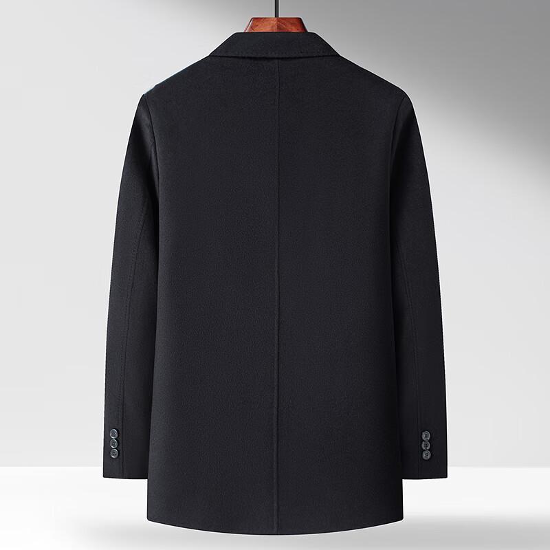 FAPAI Men's Business Wool Blend Overcoat