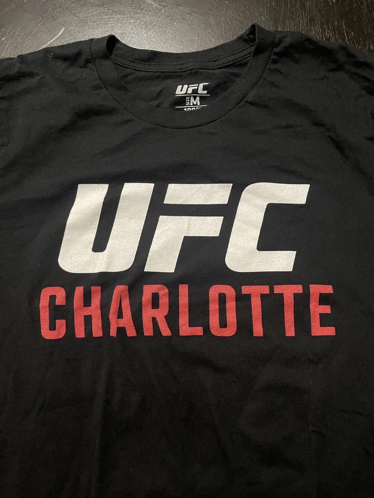 Футболка UFC 30 Шарлотт NC Розен Струйк Алмейда, Черная, Размер: Средняя M