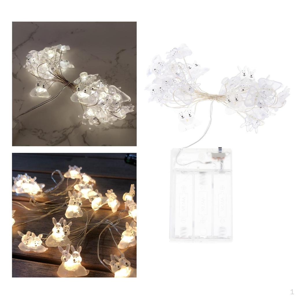 20 LED Easter Battery Operated Fairy Decorations for Home Tree Upstairs Banister Party