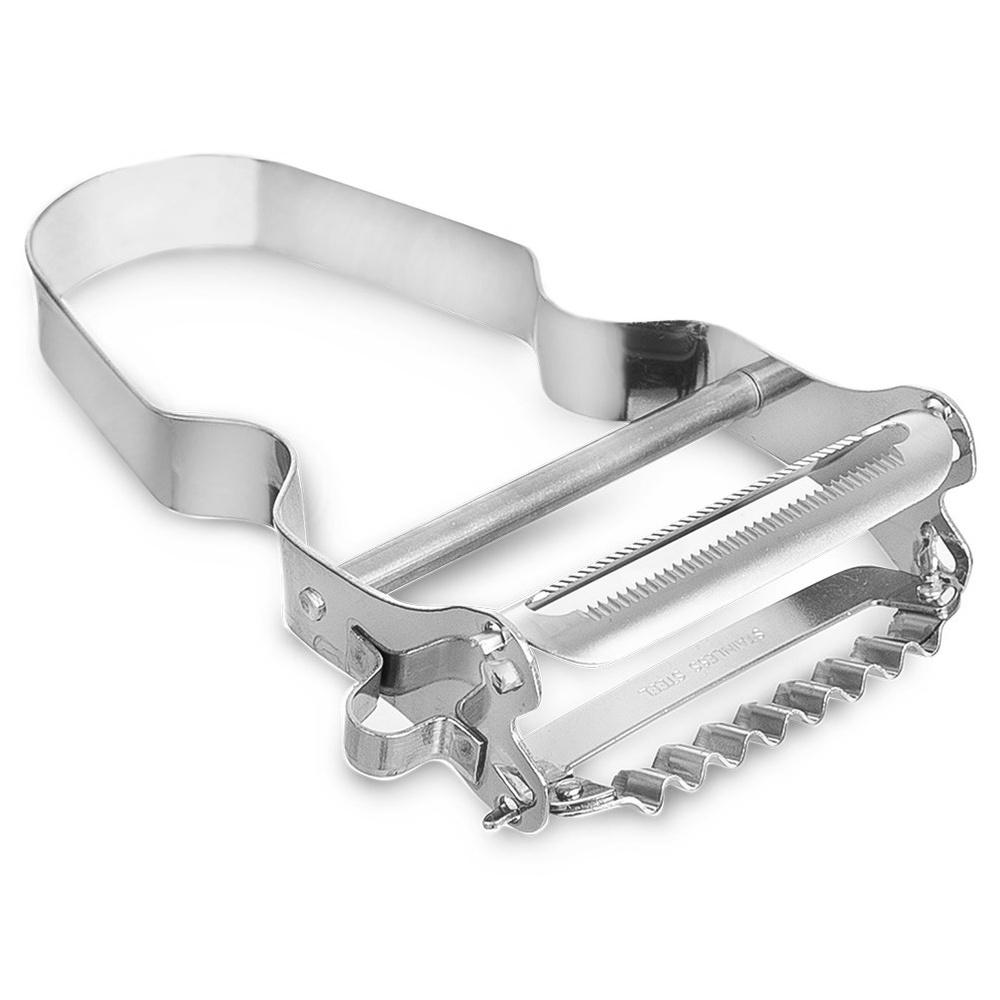 Double steel fruit and vegetable peeler 11.5 cm