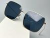 Dior Stellaire SU-B0B0 Gold Square Sunglasses with Blue Lenses