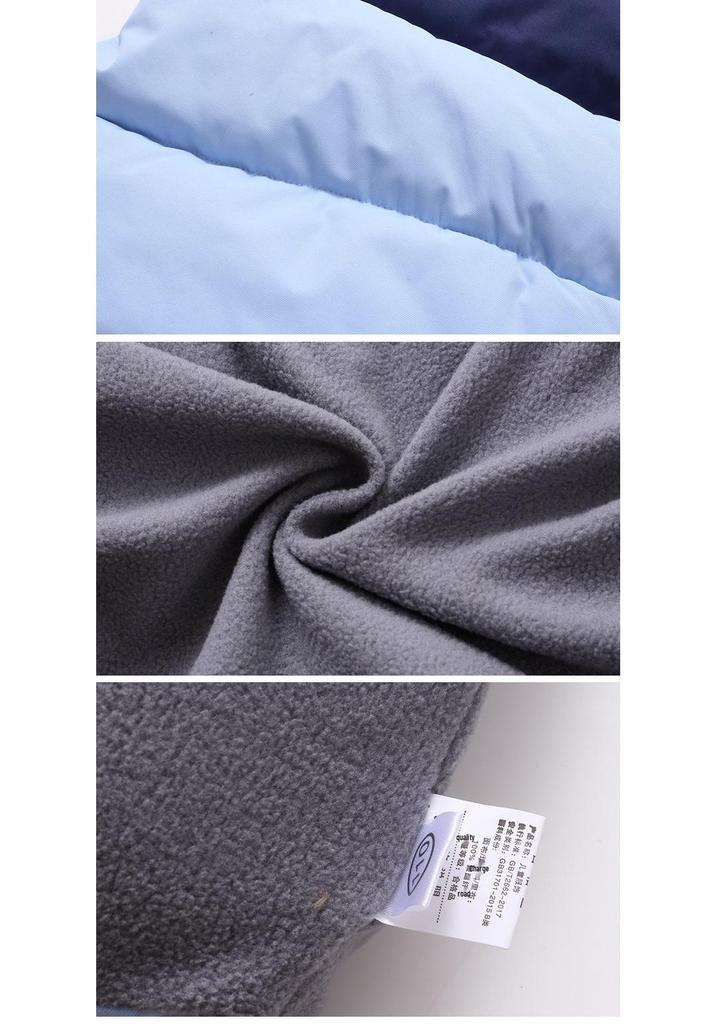 Gilet Imbottito Caldo in Pile con Cappuccio per Bambini Autunno/Inverno - Bambini e Bambine