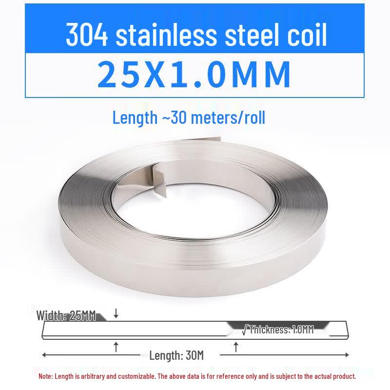 304 Stainless Steel Strapping Band for Marine Cables