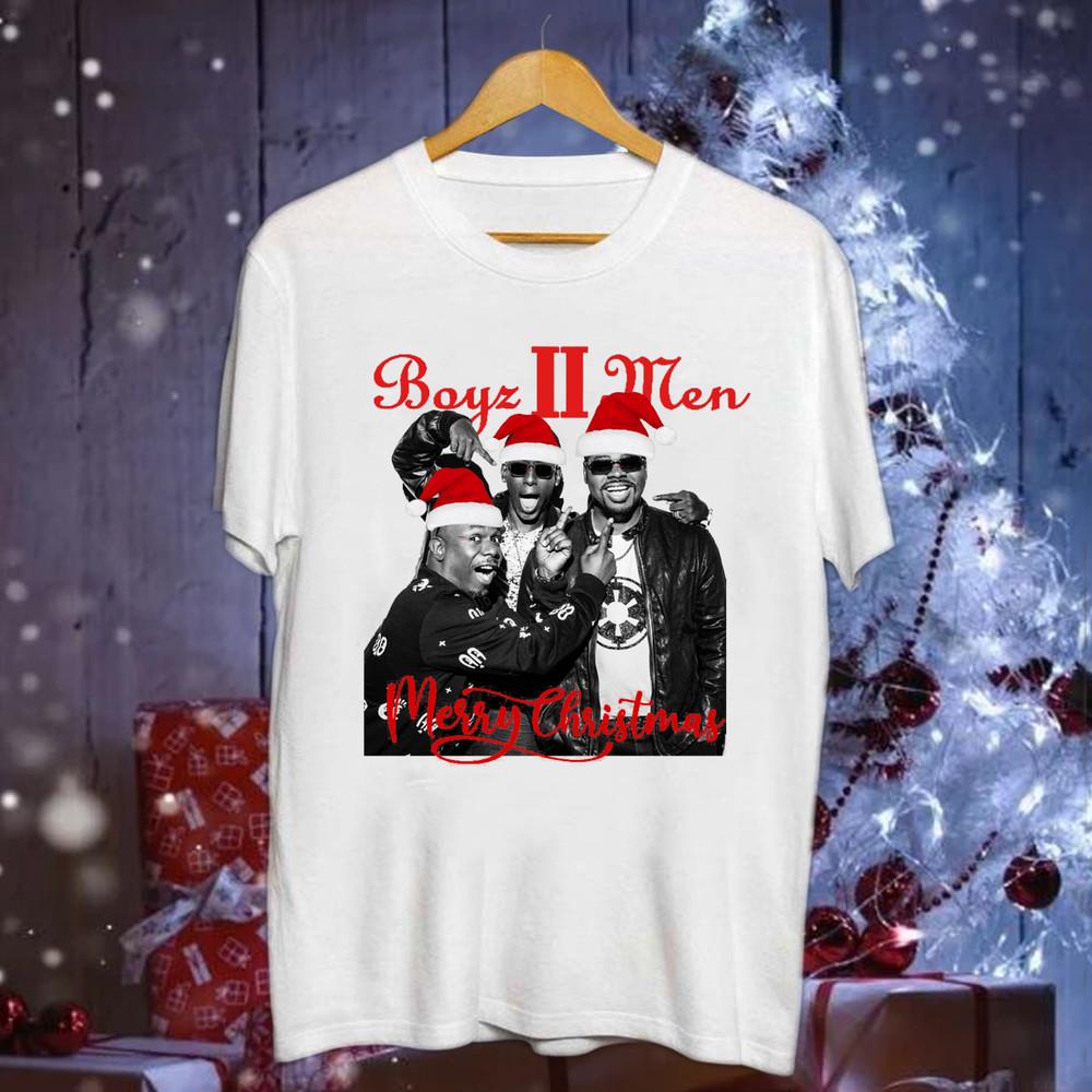 Santa Boyz II Men - Merry Christmas White All Size S-5Xl Shirt Unisex T-Shirt XXXXL