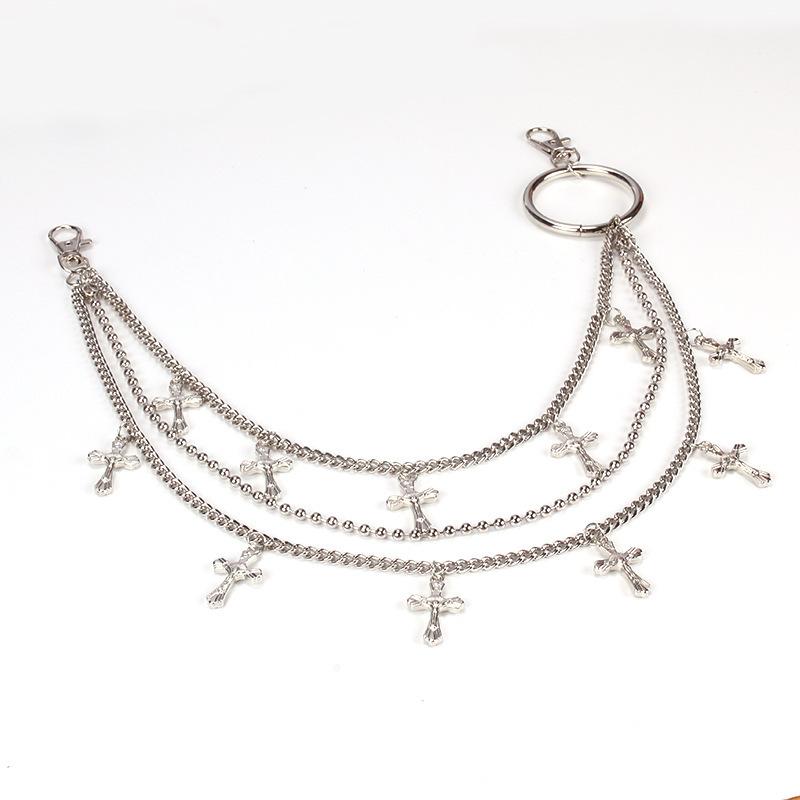 Men'S And Women'S Trousers, Waist Chain Decorative Belt Accessories, Punk Chain Chain Jk Street Hip Hop