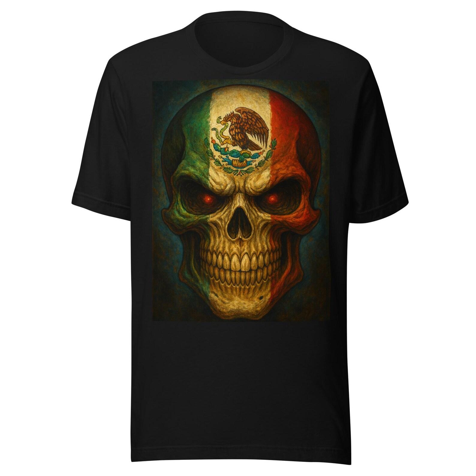 Mexican Skull — Flag and Pride Unisex t-shirt S