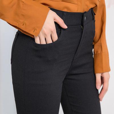 Nagy méretű M-6XL leggings nőknek zseb ceruza nadrág divat gombos nadrág vékony harisnya nadrág
