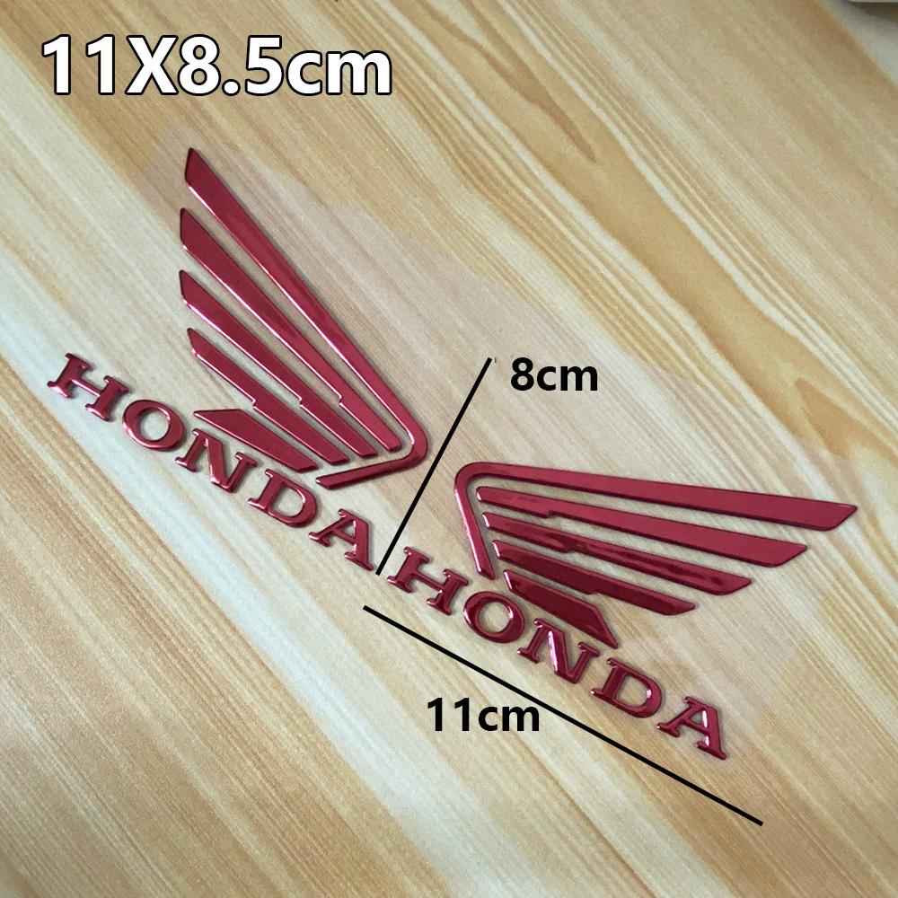 CKU5 Honda Motorcycle Modification Set Logo 3D Sticker HONDA Electroplated Letter Label Waterproof Sticker Moto Accessories Cbr 600