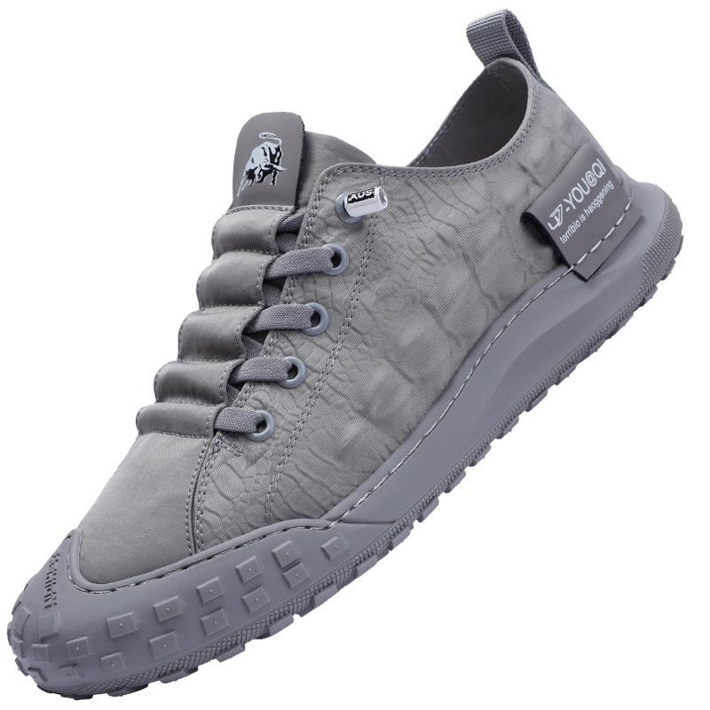 Spring New Canvas Board Shoes Cloth Shoes Men's Shoes Umbrella Cloth Bag Head Men's Ice Silk Casual Trendy Shoes