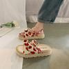 Platform Sandals Women's Summer Flat-bottomed Cool Slippers New Fashion Soft-soled Beach Shoes