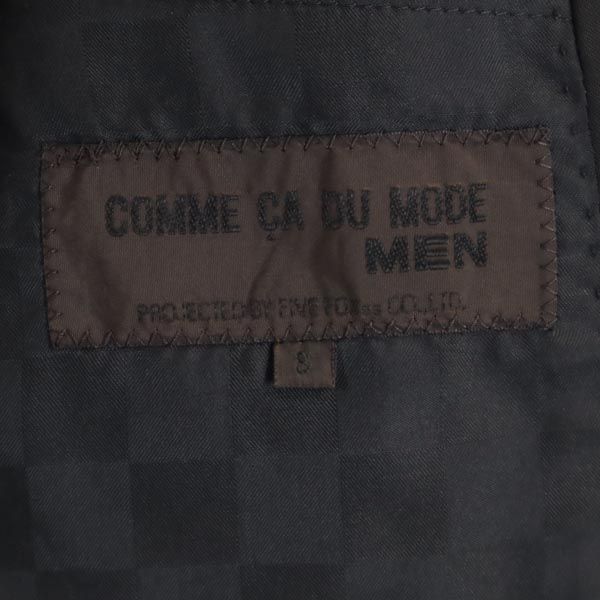 COMME CA DU MODE stripe suit Setup S Black series Men's Used