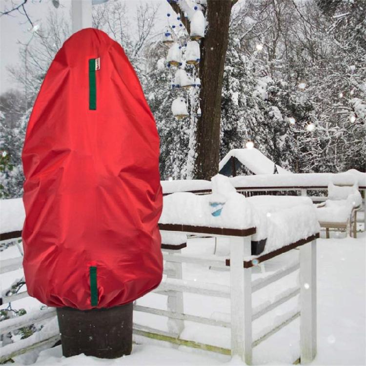 Easy-to-Use Vertical Christmas Tree Storage Bag, Waterproof Cover with Reinforced Handles for 36x25 Inch Decorations