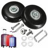57-59MM Resistant Flexible Silent Dia40mm/50mm/60mm Casters  Repair Suitcase Parts Axles Travel Luggage  Wheels Axles Repair Kit