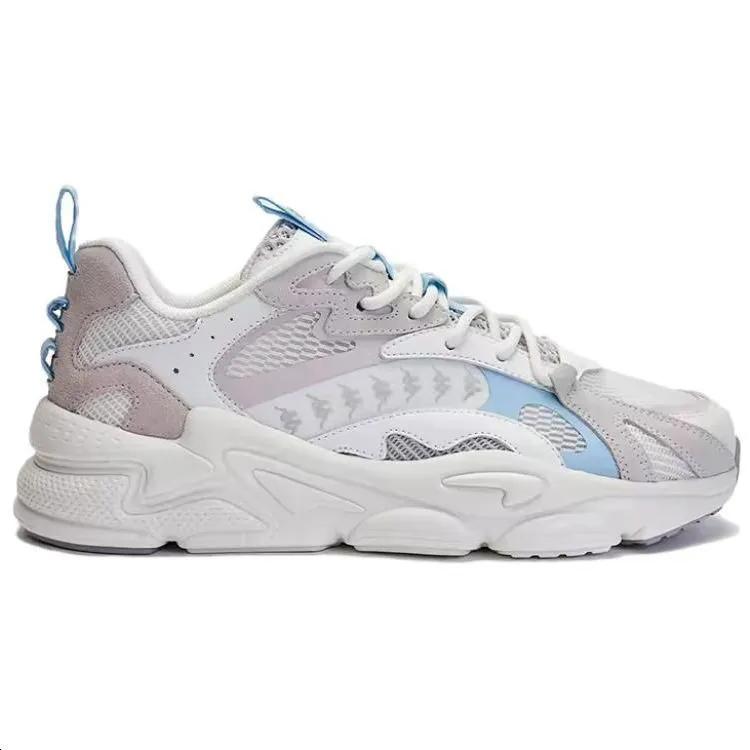 Kappa Slip Resistant Abrasion Resistant Low top Casual Shoes Women's White Purple Blue (Unisex) Casual Shoes K0E45MC38 012