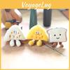 Bread Plush Toast Character Stuffed Doll Keychain For Bookbags Collectors And