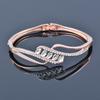 Japanese Korean Style Niche Simple Bracelet Rose Gold Silver Color Cz Bracelet For Women 'S Jewelry Trend Zd1 Ko1