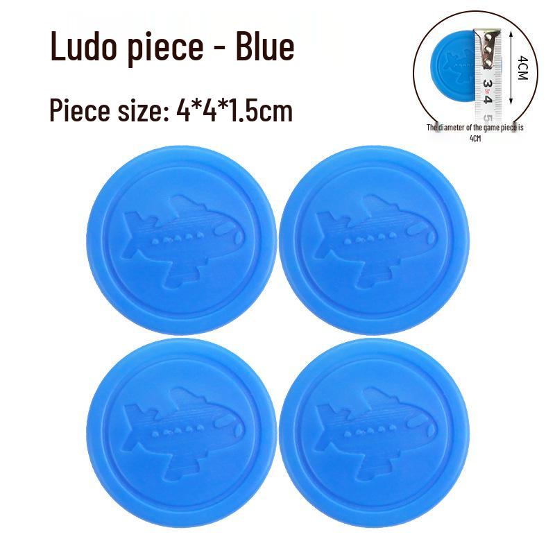 Plastic Flying Chess Game Set with 4CM PP Chess Pieces