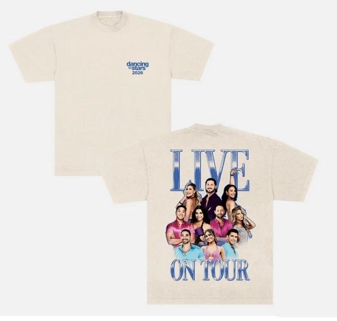 Hot Dancing With The Stars Live On Tour 2026 Merch Tshirt M