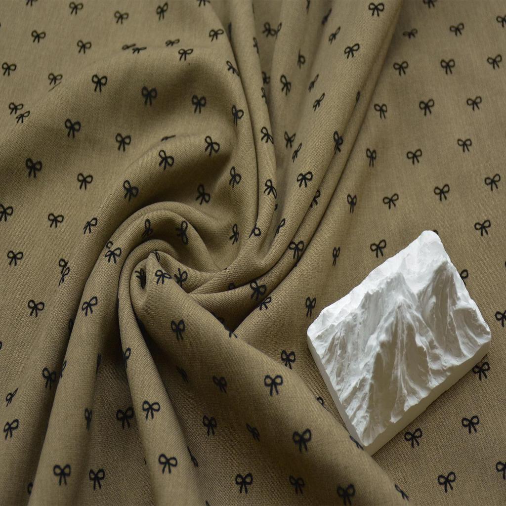 Casual Fashion Women's Fabric: Woven Solid Color Bow Heart Dot & Plum Blossom Flocking for Hair Accessories