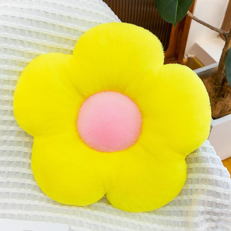 Plush Flower Cushion Toy With Pp Cotton For Home Decor And Comfort