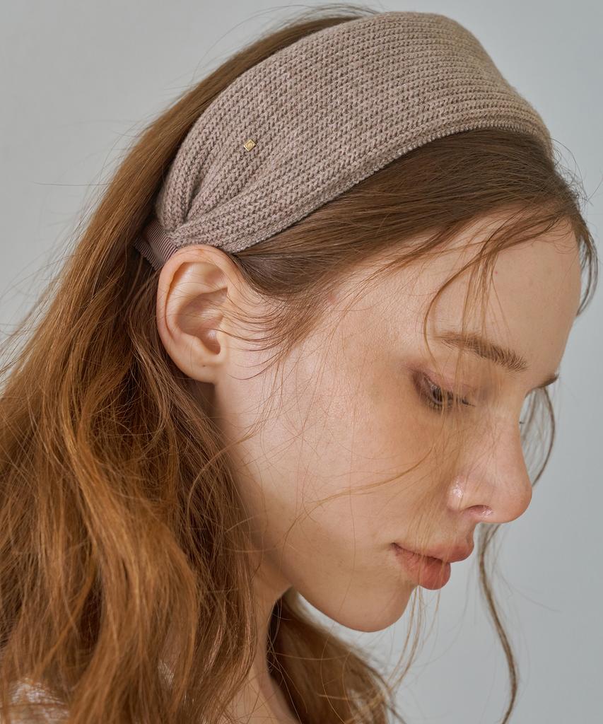 S'Secondo Esmeralda Knit Bandana Headband_2 Colors
