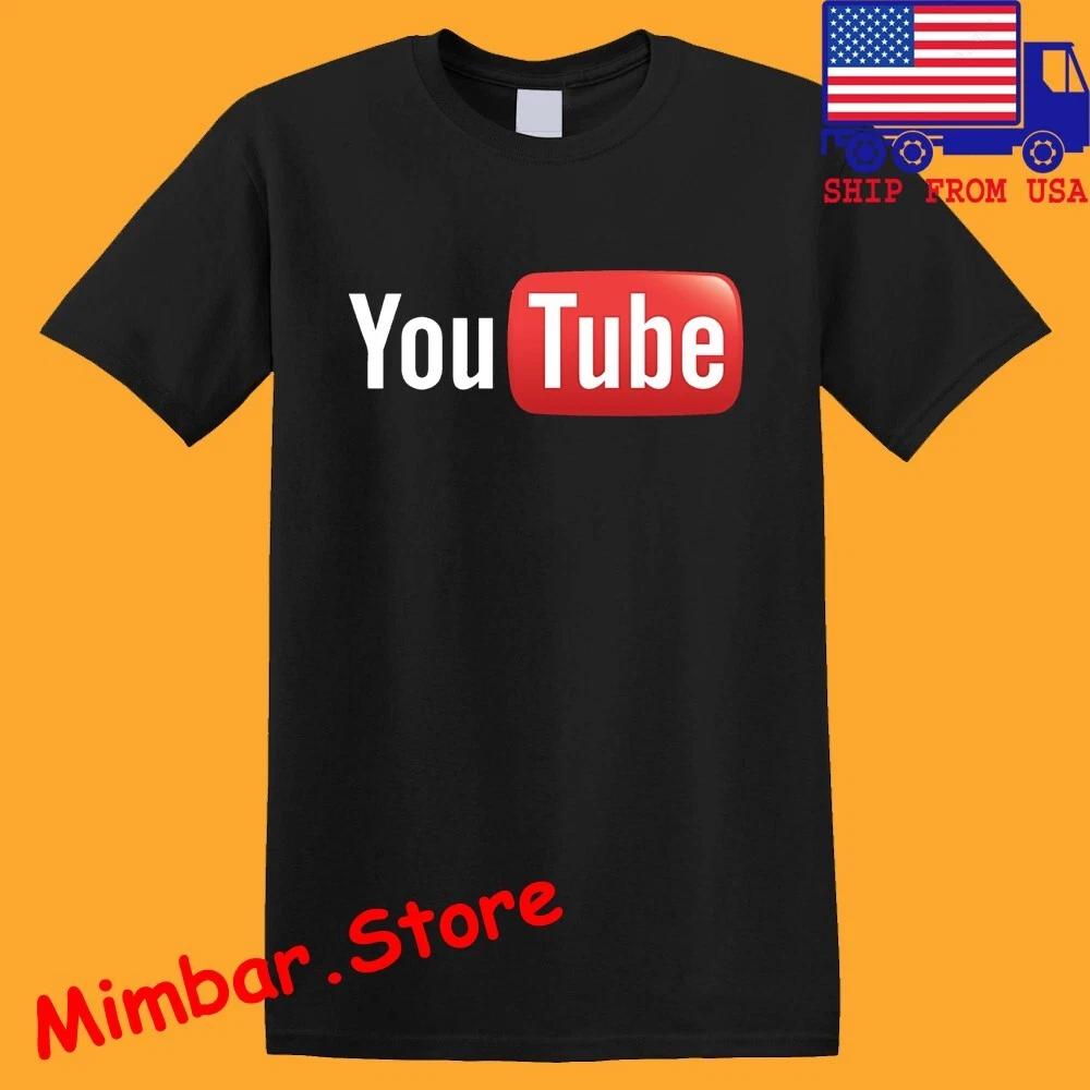 Youtube Men s Black Size S-5XL S