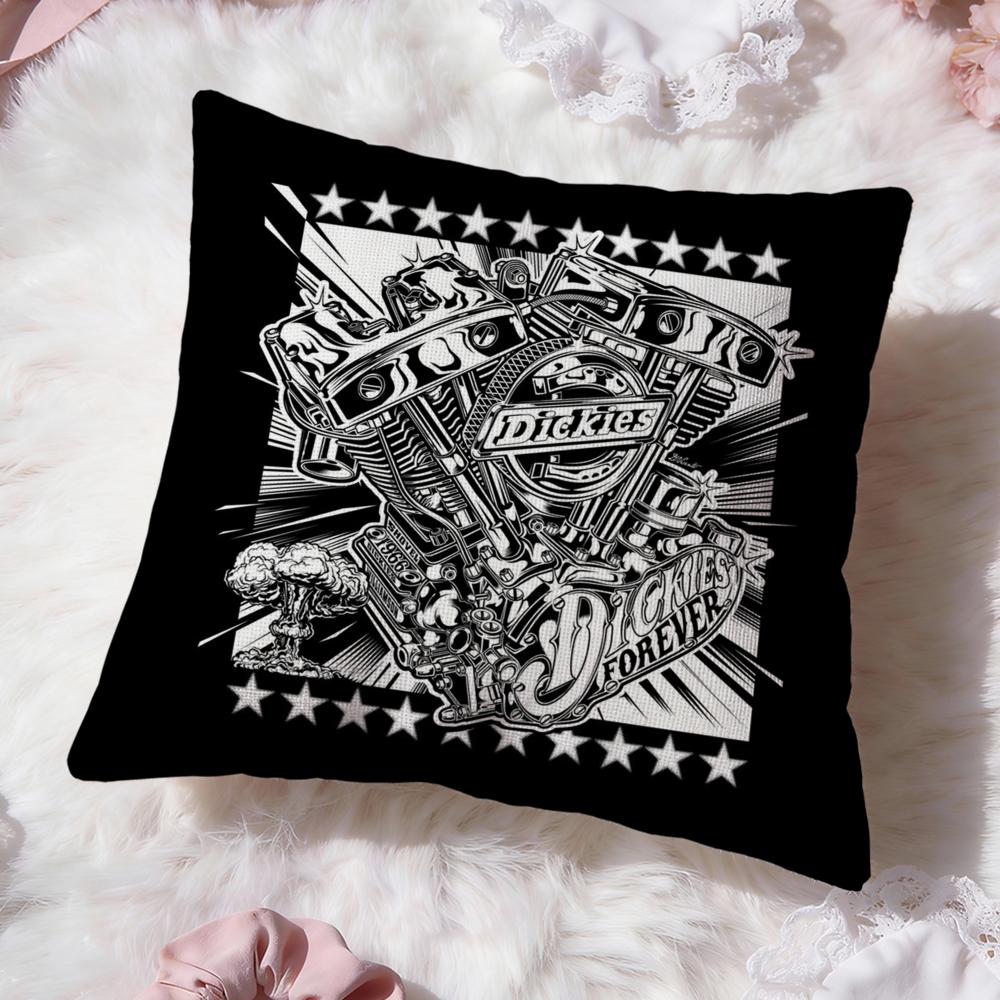 Luxury D-DickiesS Cushion Cover Premium Comfort Reversible Pillow Cove -Two in One Design for Any Room & Car Interior