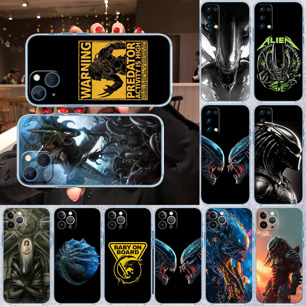 Aliens Predator Phone Case for Motorola G14 G15 G24 G30 G31 G32 G34 G41 G42 G51 G52 G50 G60S G60 G62 G72 G71 G73 G84 G85 G200 E32