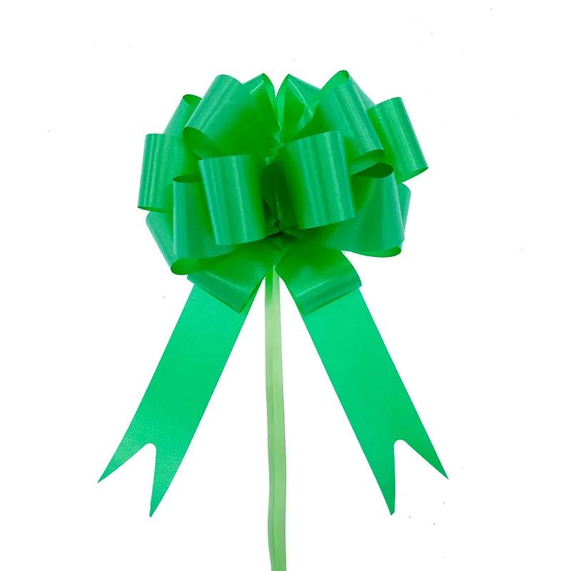 30pcs Christmas Garland Flower Ribbon Holiday Wedding Party Gift Box Packaging Ribbon Stereoscopic Spherical Hand Pulled Flower