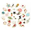 30Pcs Colorful Pendants Plated Mixed Styles for DIY Bracelet Necklace Earring Jewelry Accessories