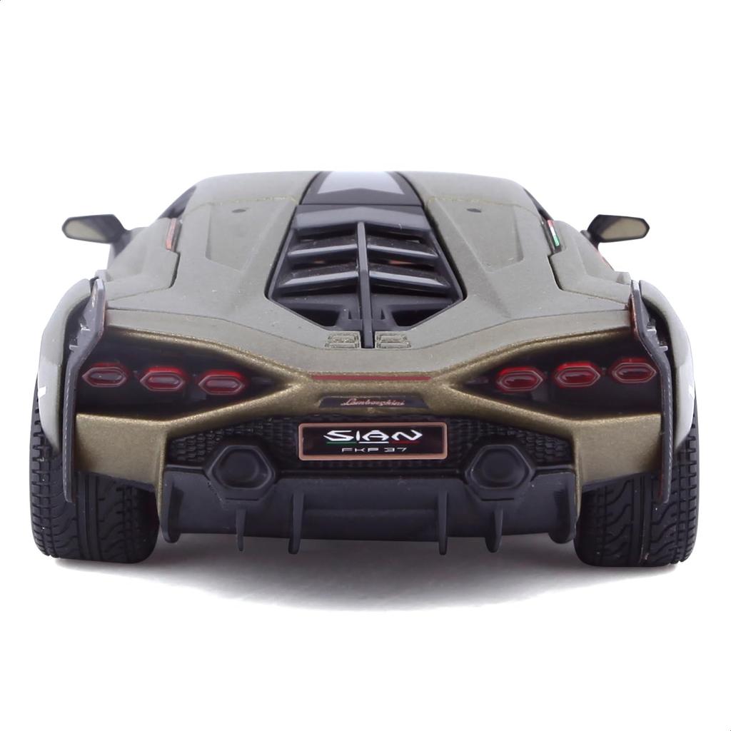 Bburago 1/24 Scale Lamborghini Sián FKP 37 2019 Green / Diecast Model Car, Finished Product, 18-21099 GN