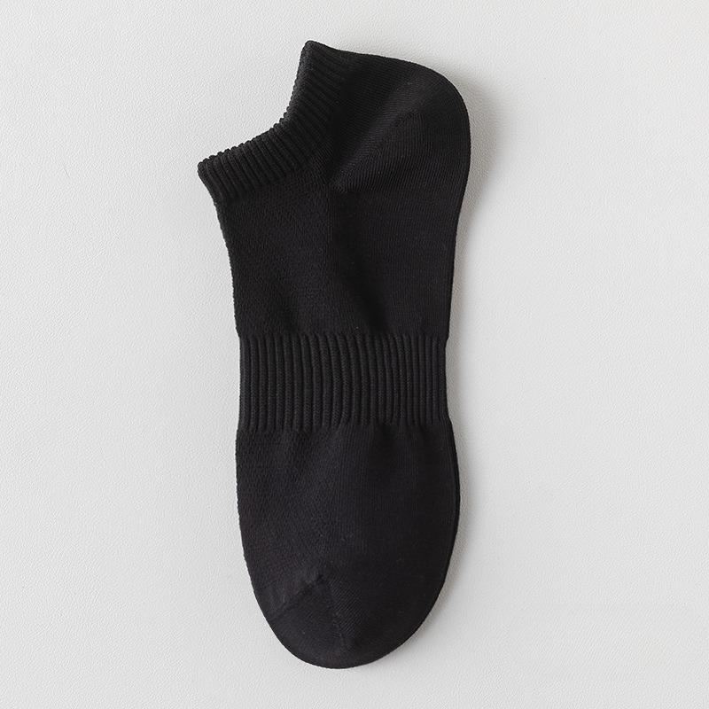 Men's Summer Thin Deodorant Mesh Breathable Sweat Absorbing Sports Socks