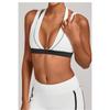 Women S Color Block Halter Yoga Bra Tight Sports Underwear For Fitness Running