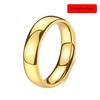 Classic Couple Rings Wedding Engagement Minimalist Simple Smooth Stainless Steel Ring For Women And Men Jewelry