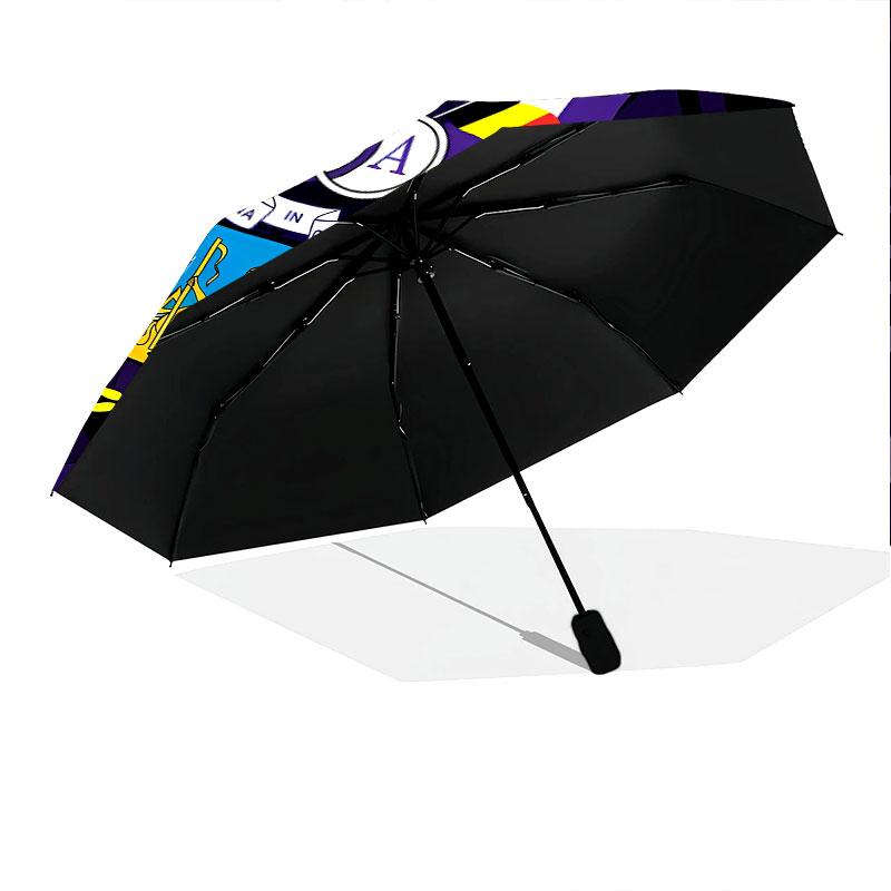 1 PC Automatic Folding Umbrella - Royal Sporting Club Anderlecht Pattern, Portable & Foldable Design with 8 Ribs, Christmas Birthday Gifts